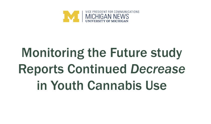 Michigan News Reports Decrease in Youth Cannabis Use