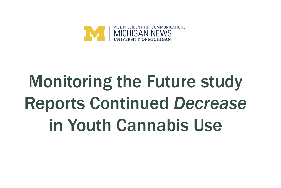 Michigan News Reports Decrease in Youth Cannabis Use