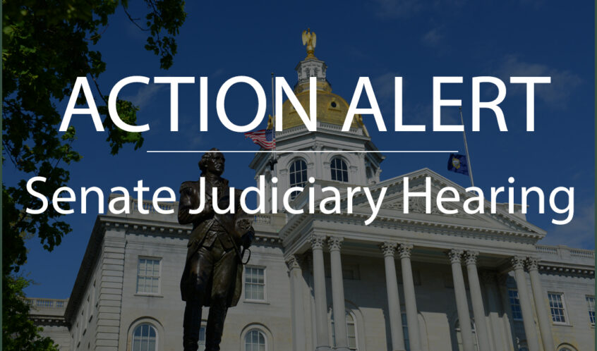 Senate Judiciary Hearing Alert